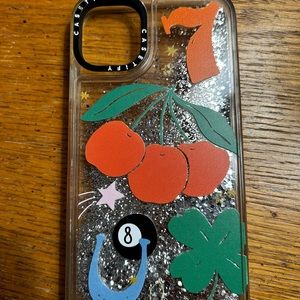 Casetify Phone Case for iPhone 11. Super cute glittery case